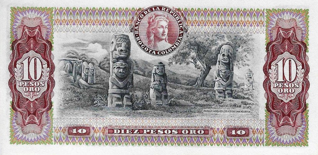 Colombia - 10 Pesos 1978 (# 407f)