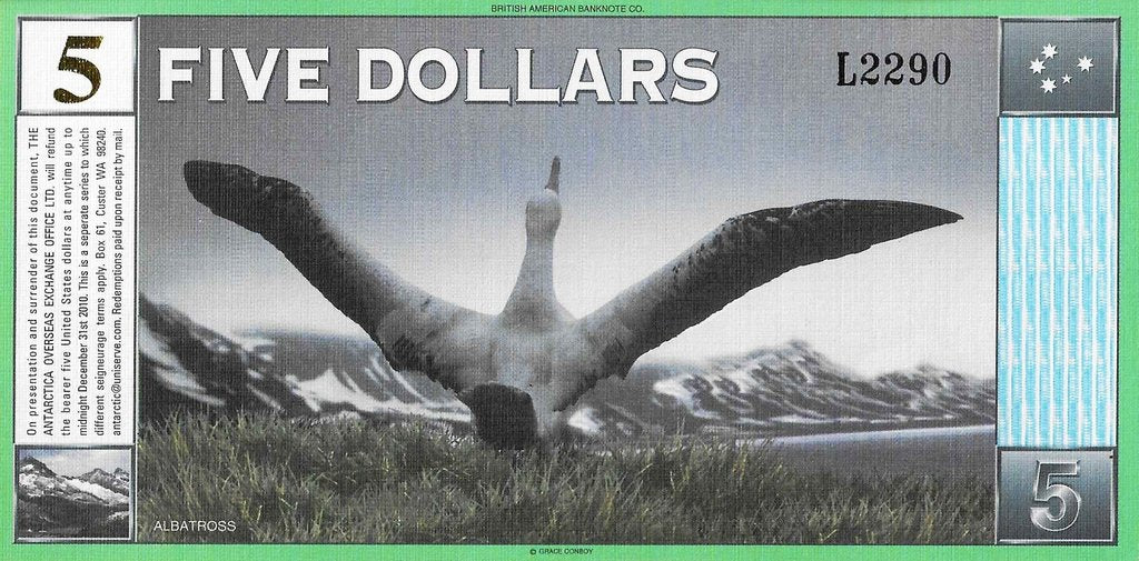 Antartica - 5 Dolares 2001 (# Nl)