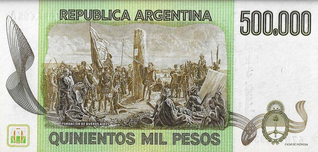 Argentina - 500000 Pesos 1980/83 (# 309)