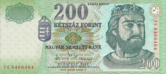 Hungria - 200 Forint 2007 (# 187g)