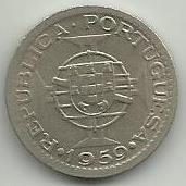 Ìndia Portuguesa - 60 Centavos 1959 (Km# 32)
