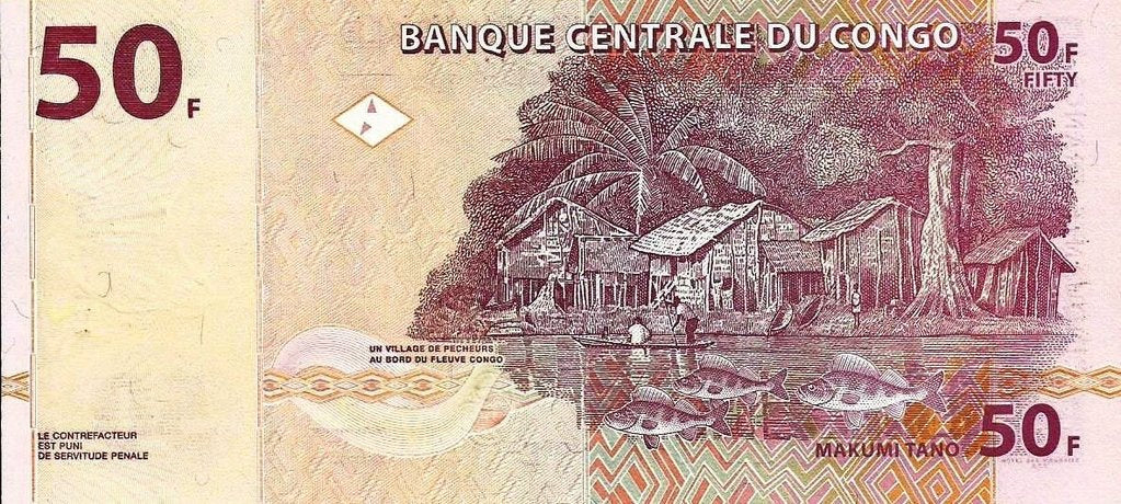 Congo - 50 Francos 2000 (# 91a)