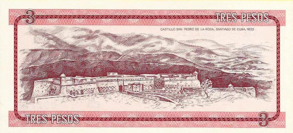 Cuba - 3 Pesos 1985 (# Fx2)