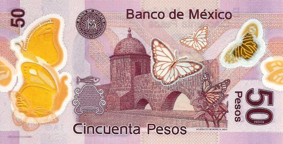 México - 50 Pesos 2019 (# 123Aag)