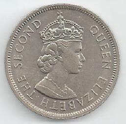 Hong Kong - 1 Dolar 1960 (Km# 31.1)