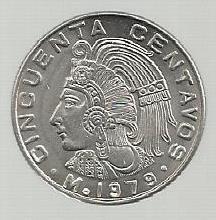 Mexico - 50 Centavos 1979 (Km# 452)