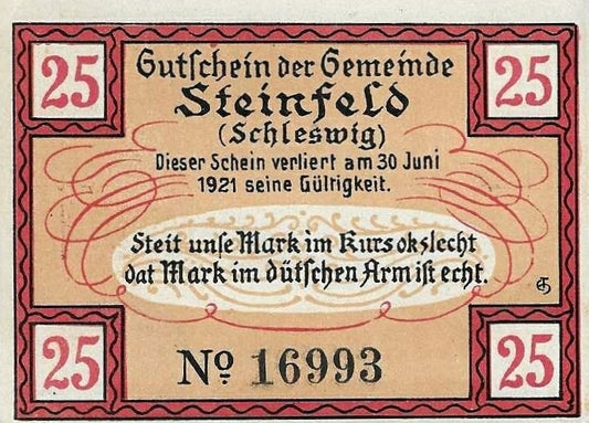 Alemanha - 25 Pfennig 1920 (# SS1262)