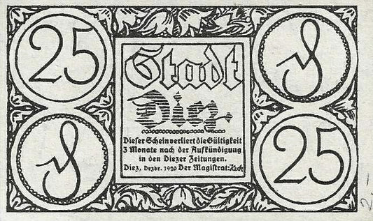 Alemanha - 25 Pfennig 1920 (# NL)
