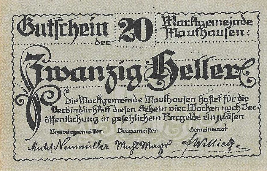 Austria - 20 Heller ND (# NL)