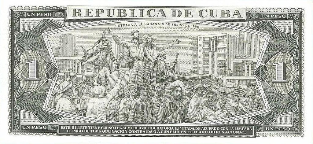 Cuba - 1 Peso 1988 (# 102d)
