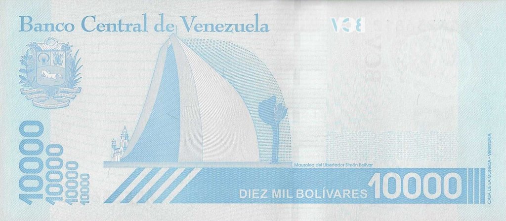 Venezuela - 10000 Bolivares 2019 (# 109a)