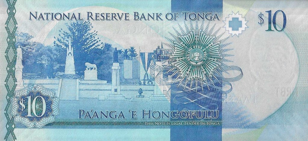 Tonga - 10 Pa´anga 2015 (# 46)