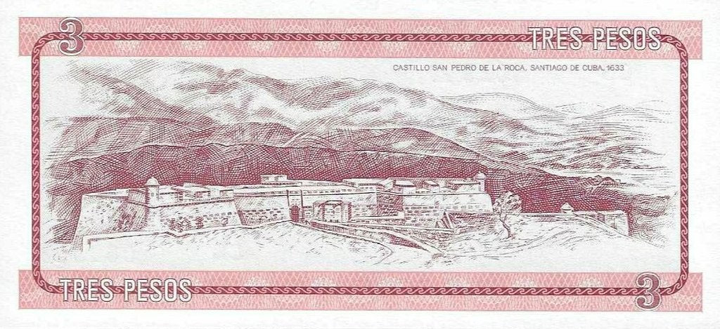 Cuba - 3 Pesos 1985 (# Fx2)