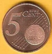Luxemburgo - 5 Centimos 2003 (Km# 77)