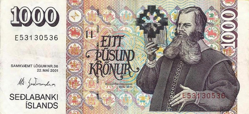 Islandia - 1000 Kronur 2001 (# 59)