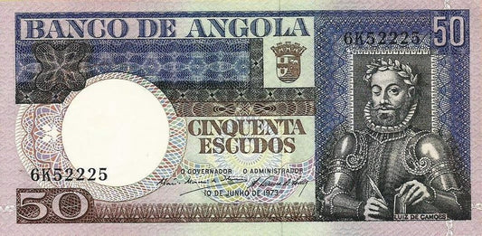 Angola - 50$00 1973 (# 105) CAPICUA