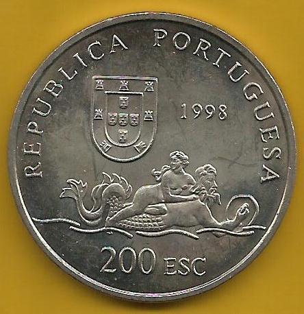 Portugal - 200$00 1998 (Km# 711) Moçambique