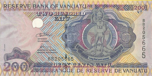 Vanuatu - 200 Vatu 1995 (# 9)