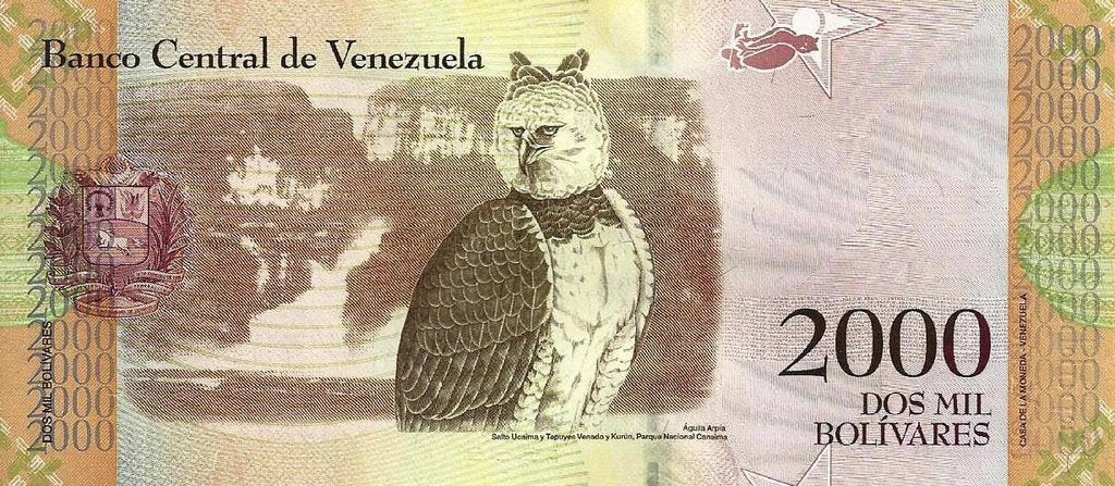 Venezuela - 2000 Bolivares 2016 (# 96b)
