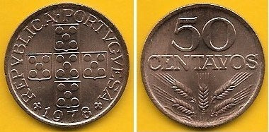 Portugal - 50 Centavos 1978 (Km# 596)