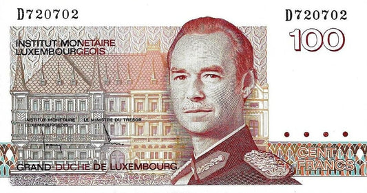Luxemburgo - 100 Francos 1986 (# 58a)