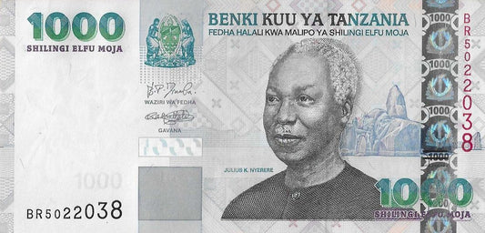 Tanzania - 1000 Shillingi 2006 (# 36b)