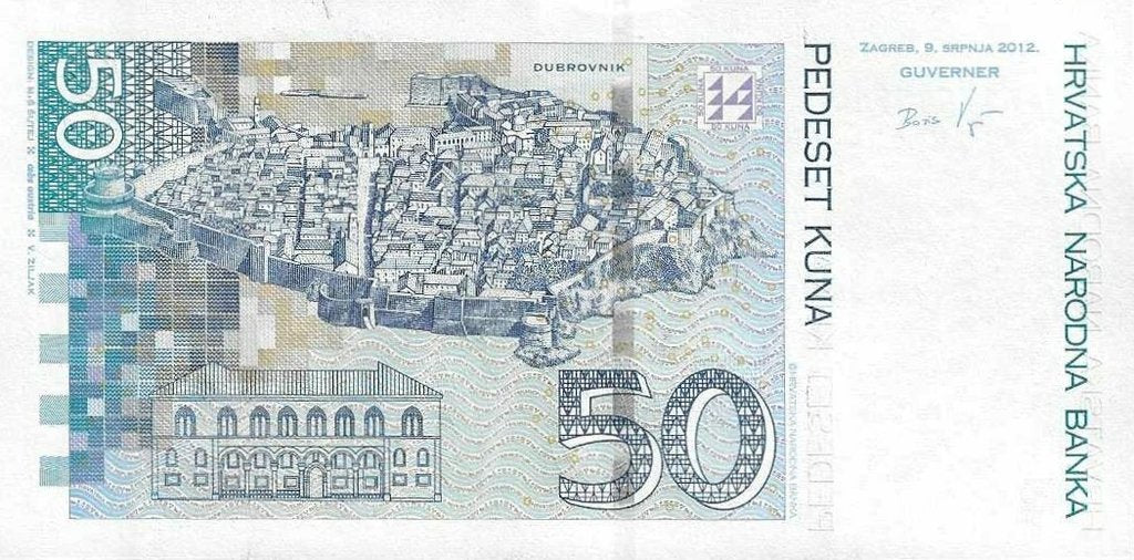 Croacia - 50 Kuna 2012 (# 40b)