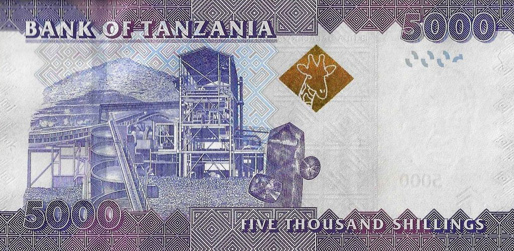 Tanzania - 5000 Shillingi 2010 (# 43a)