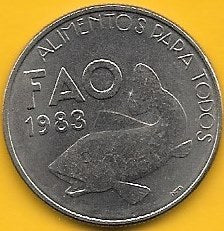 Portugal - 25$00 1983 (Km# 619) Fao