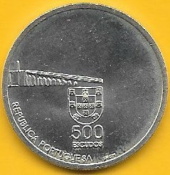 Portugal - 500$00 1999 (Km# 705 ) Macau