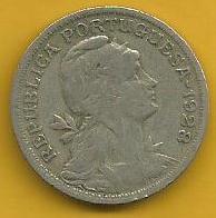 Portugal - 50 Centavos 1928 (Km# 577)