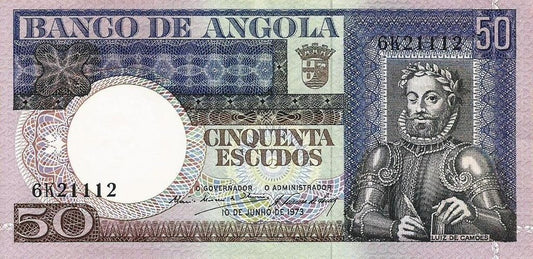 Angola - 50$00 1973 (# 105) CAPICUA