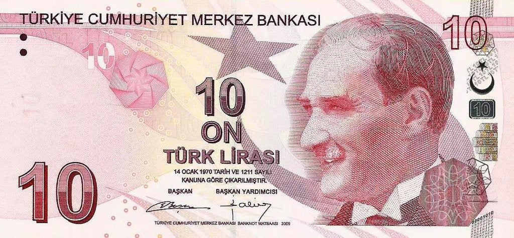 Turquia - 10 Liras 2009 (# 223c)