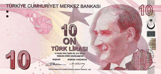 Turquia - 10 Liras 2009 (# 223c)