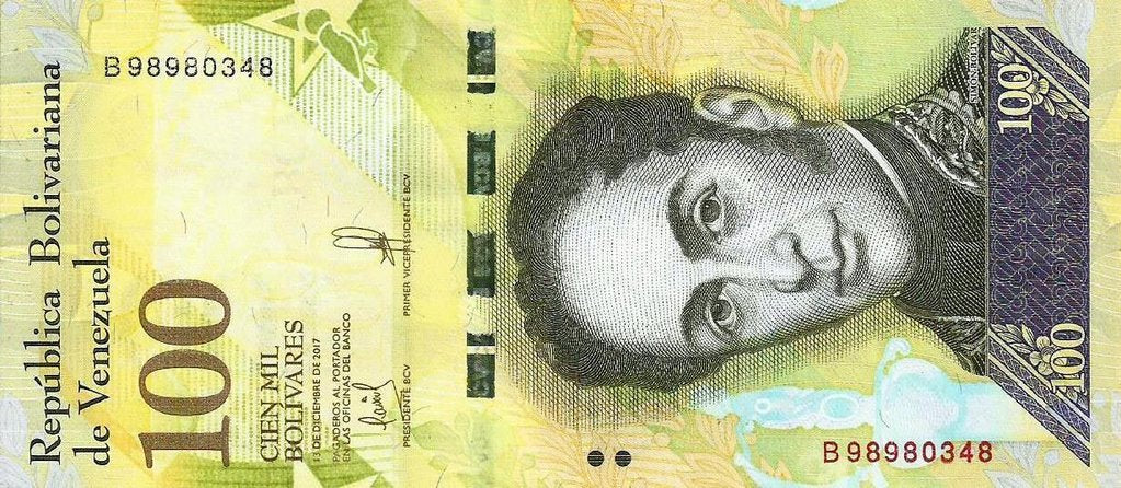 Venezuela - 100000 Bolivares 2017 (# 100b)