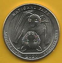 USA - 25 Cents 2020 (Km# ..) American Samoa