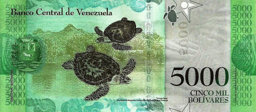 Venezuela - 5000 Bolivares 2017 (# 97b)
