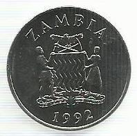 Zambia - 50 Ngwee 1992 (Km# 30)