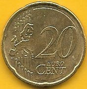 França - 20 Centimos 2018 (Km# 1411)