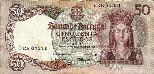 Portugal - 50$00 1964 (# 168)