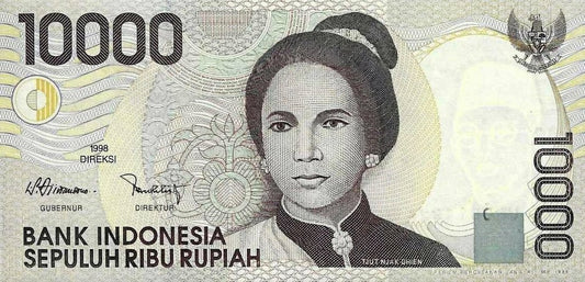 Indonesia - 10000 Rupias 1999 (# 137)