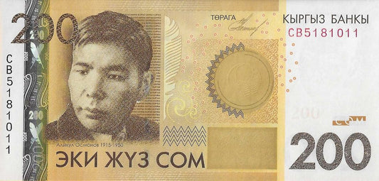Quirguistão - 200 Som 2010 (# 27a)