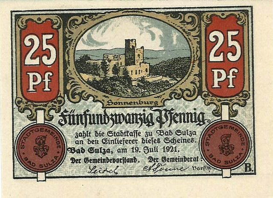 Alemanha - 25 Pfennig 1921 (# Nl)