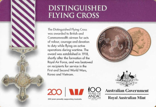 Australia - 25 Centimos 2017 (Km# ..) Distinguished Flying Cross