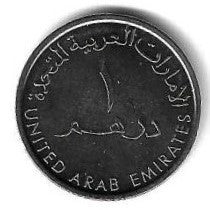 Emirados A. Unidos - 1 Dirham 2017 (Km# ..) 60º Anivº Policia