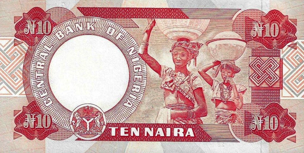 Nigeria - 10 Naira 2005 (# 25i)