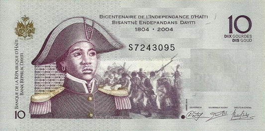 Haiti - 10 Gourdes 2014 (#272f)