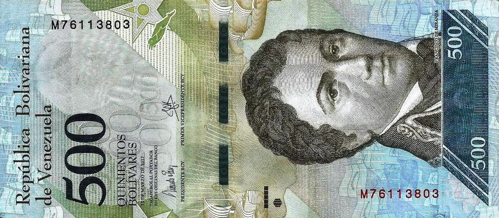 Venezuela - 500 Bolivares 2017 (# 94b)