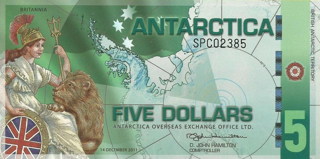 Antartica - 5 Dolares 2011 (# Nl)