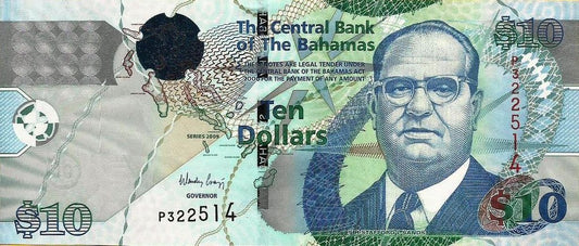 Bahamas - 10 Dolares 2009 ((73a)